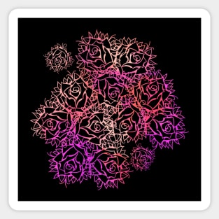 Pink Roses Sticker